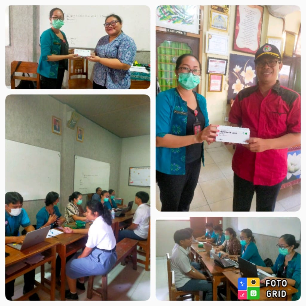Kegiatan pemeriksaan berkala di SMA Kuta Pura hari selasa tgl 6/5/2025